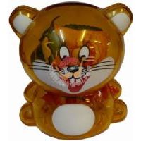 日本卡通錢(qián)罐果汁糖小老鼠100克