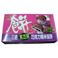 三進(jìn)黑芝麻巧克力糯米餡餅/155克