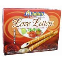 茱莉蛋卷(草莓味)120克